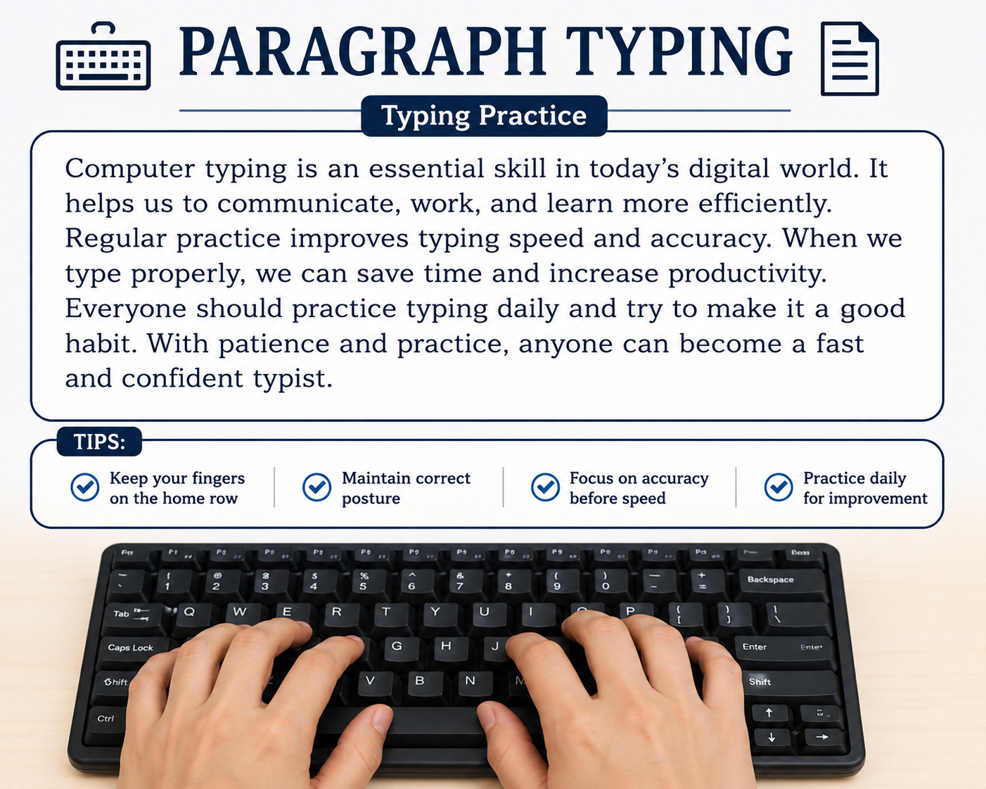 paragraph typing